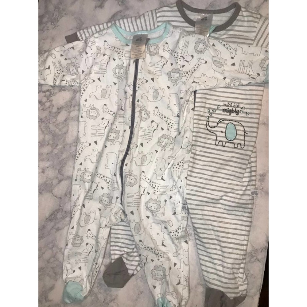 Just Born Baby Boy 2 pieces of Sleeper